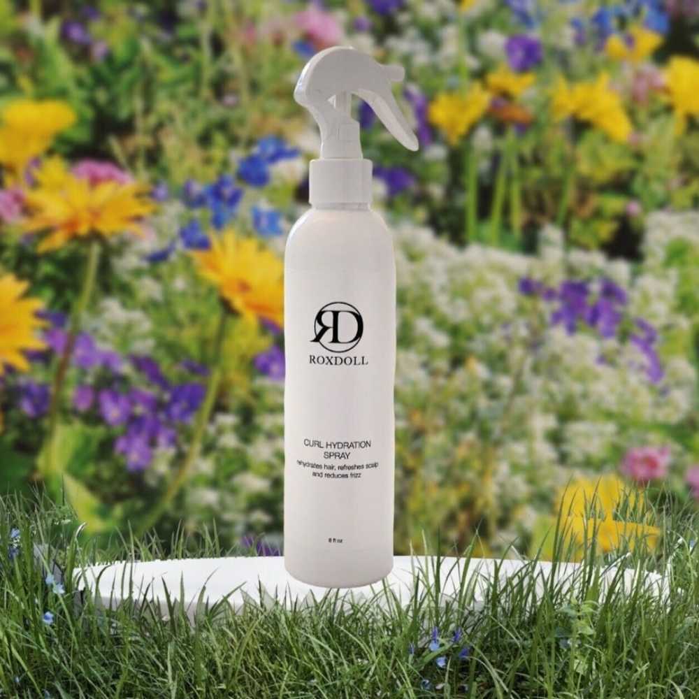 Curl Hydration Spray 2 Fl Oz Travel Size ROXDOLL Cosmetics